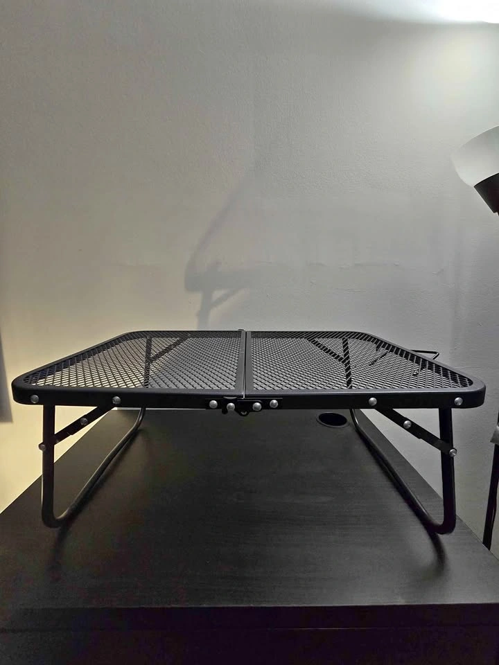 Folding Metal Mesh Camping Table