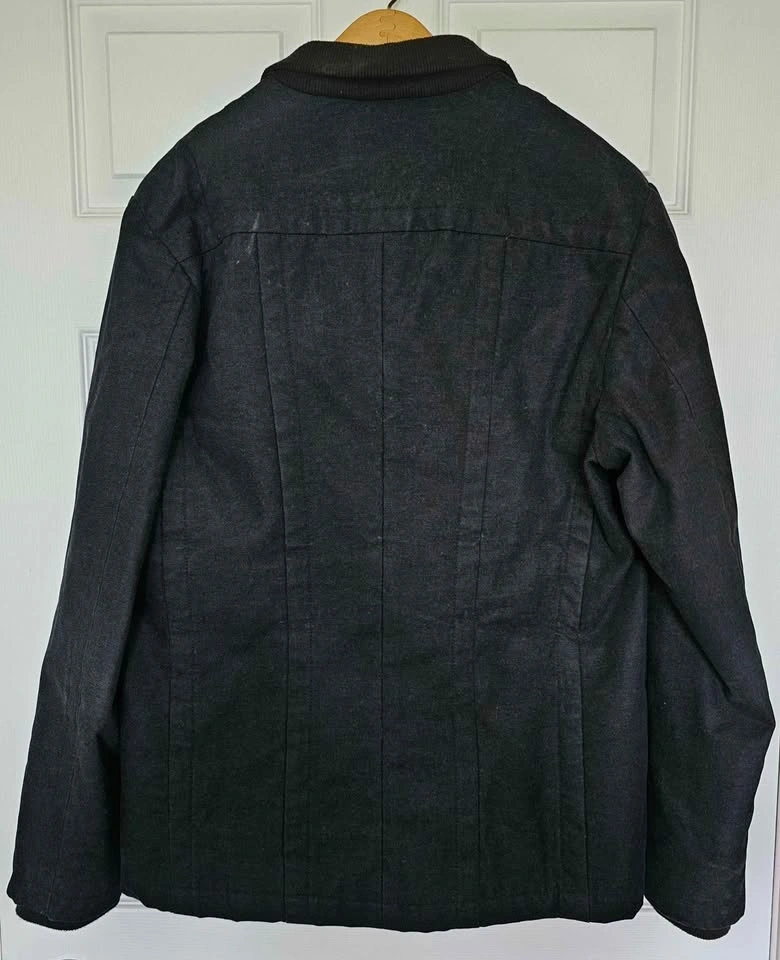 Britches Men's Padded Double-Breasted Pea Coat Jacket - Size Lar - photo 2