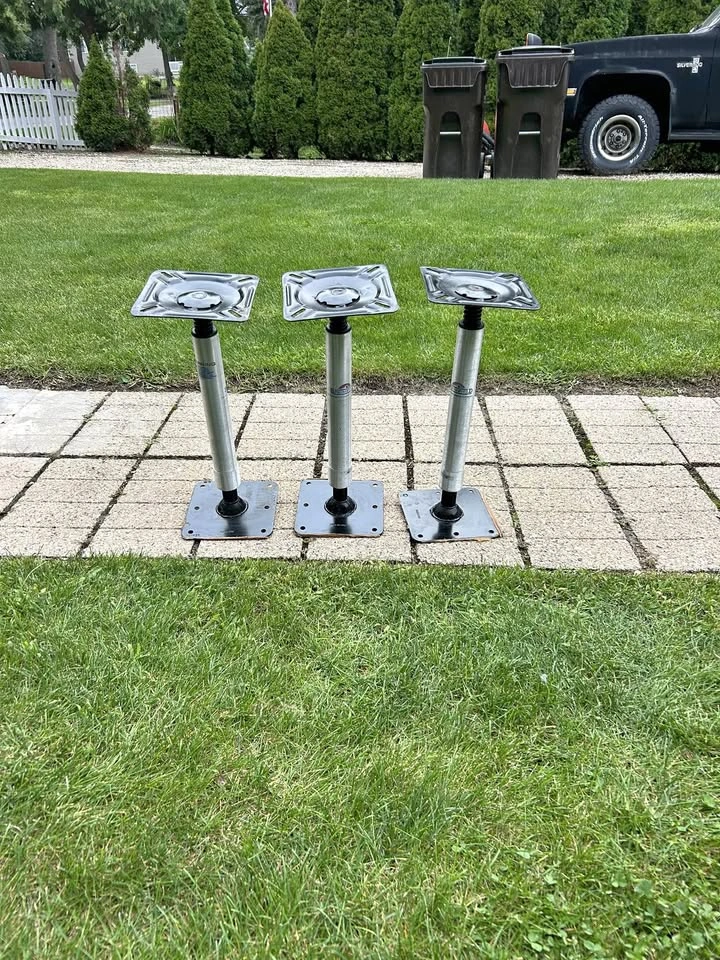 Boat Seat Pedestals - Set of 3