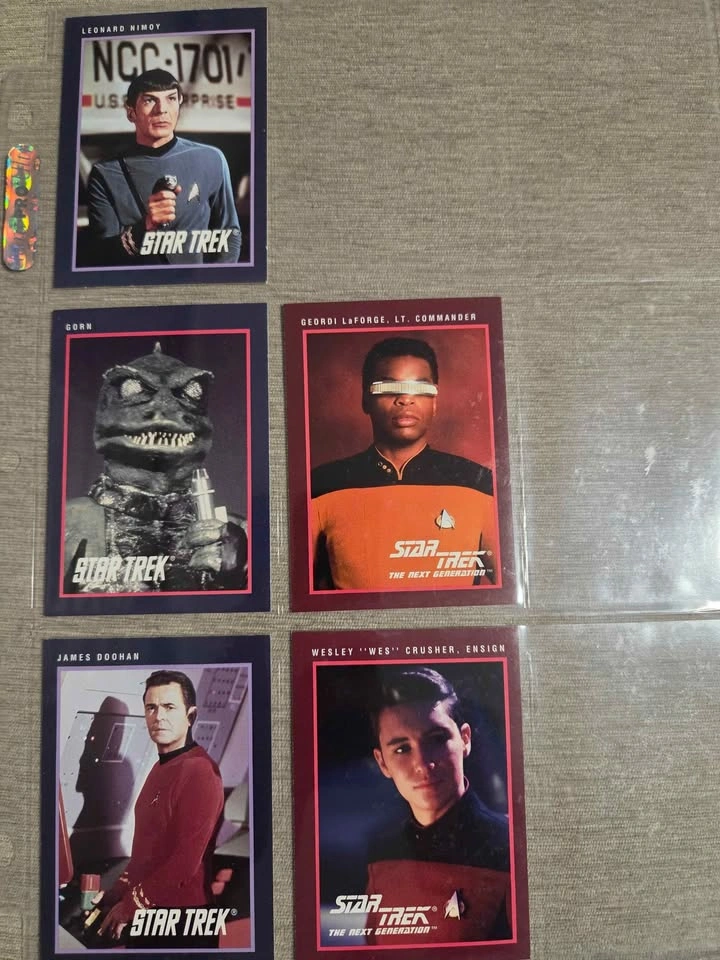1991 Impel Star Trek 25th Anniversary Trading Cards Lot - photo 3