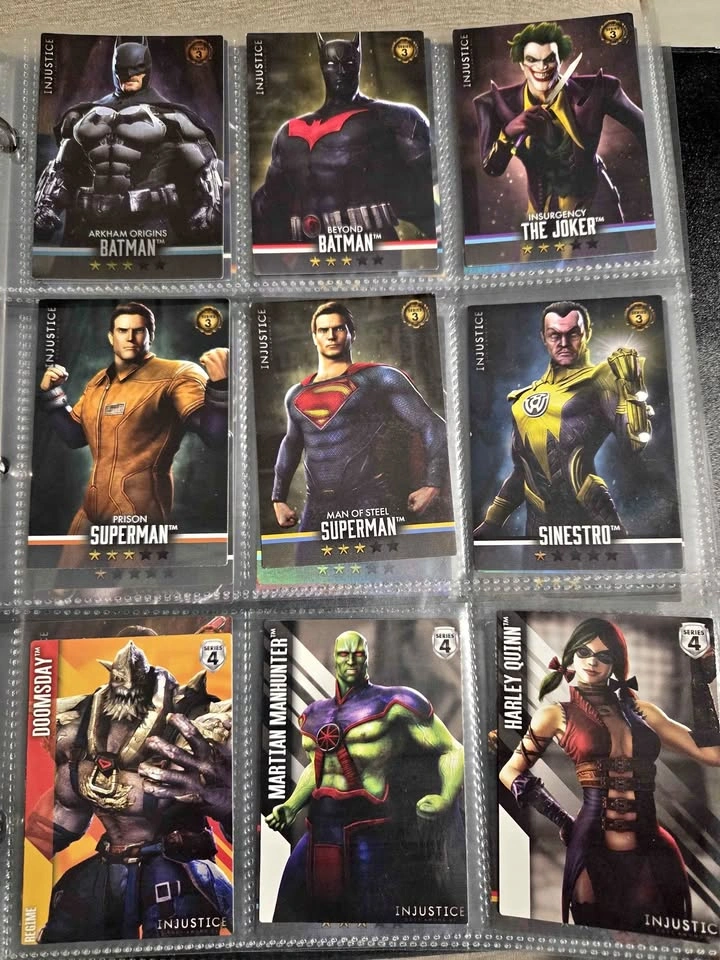 DC Injustice Gods Among Us Arcade Base Cards