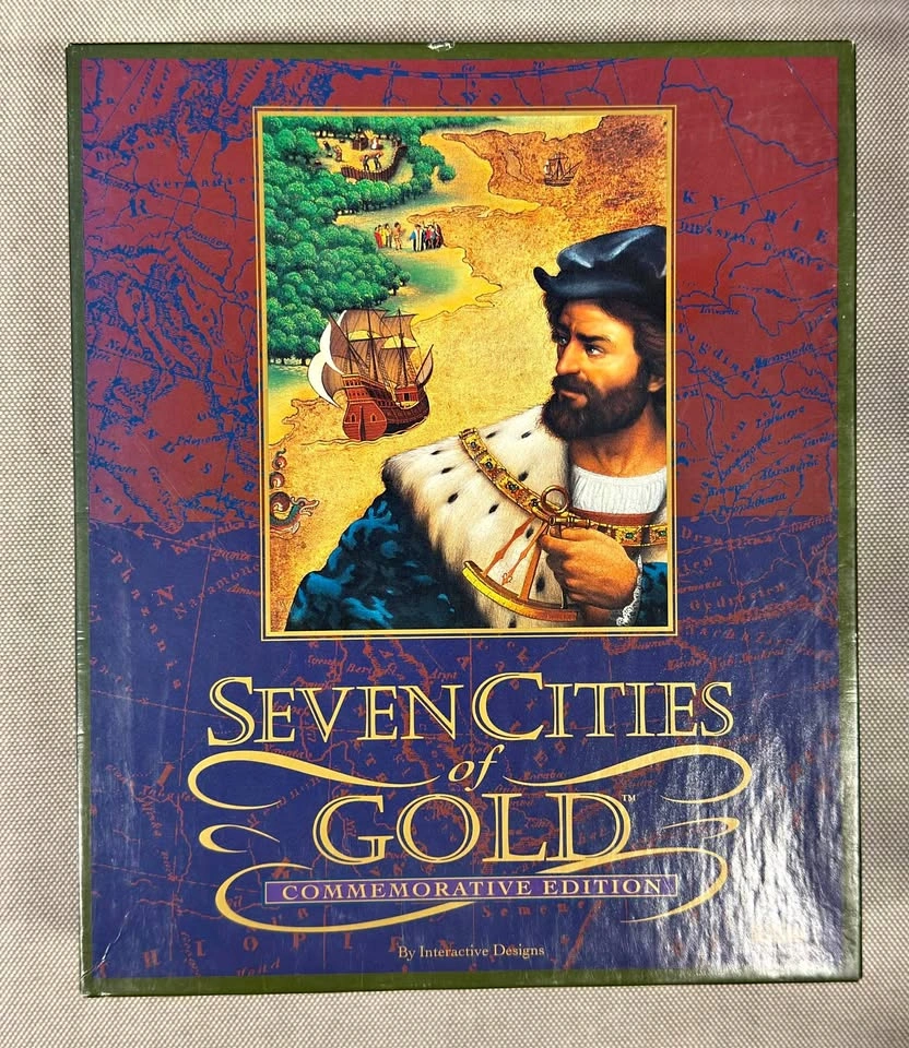 Seven Cities of Gold Commemorative Edition PC Game big box 1993