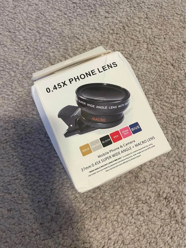 Phone Lens Kit 0.45x Wide Angle & 12.5x Macro + Mic - photo 4