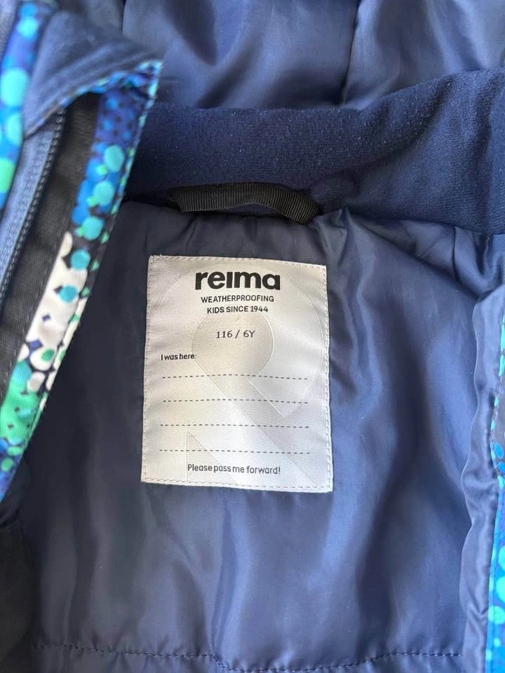 Reima Kids Jacket 6Y Blue Green Dotted - photo 3