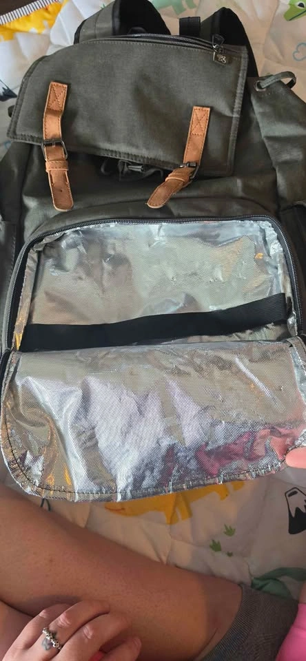 Olive Green Diaper Bag Backpack - photo 2