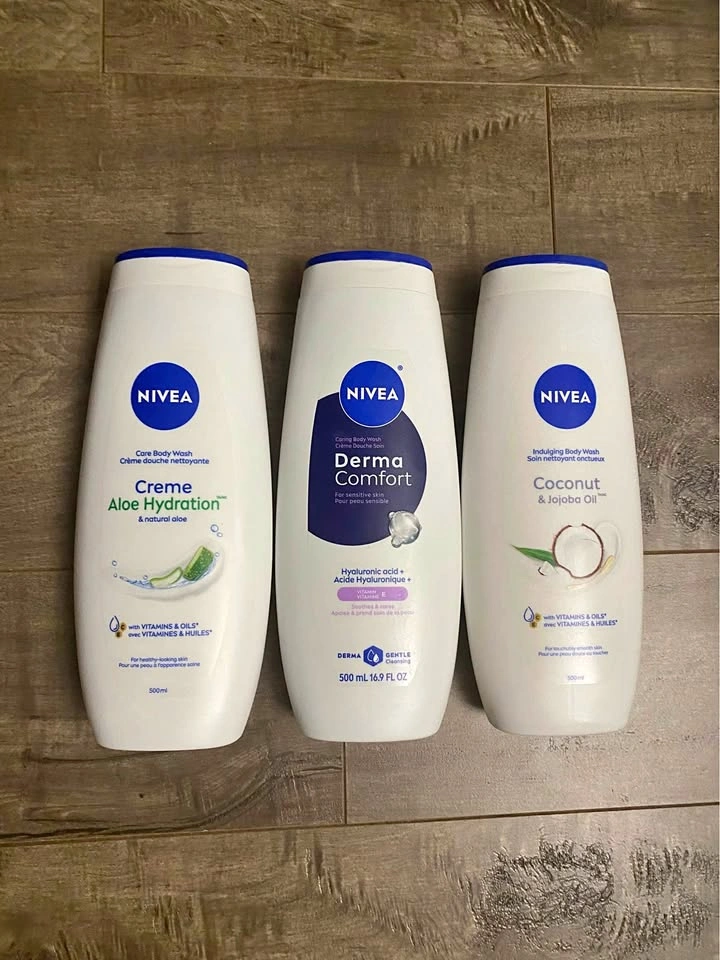 3X Nivea Body Wash Set
