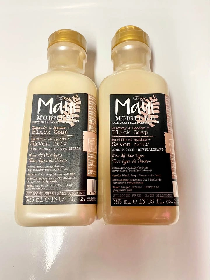Lot of 2 Maui Moisture Clarify & Soothe + Black Soap Conditioner