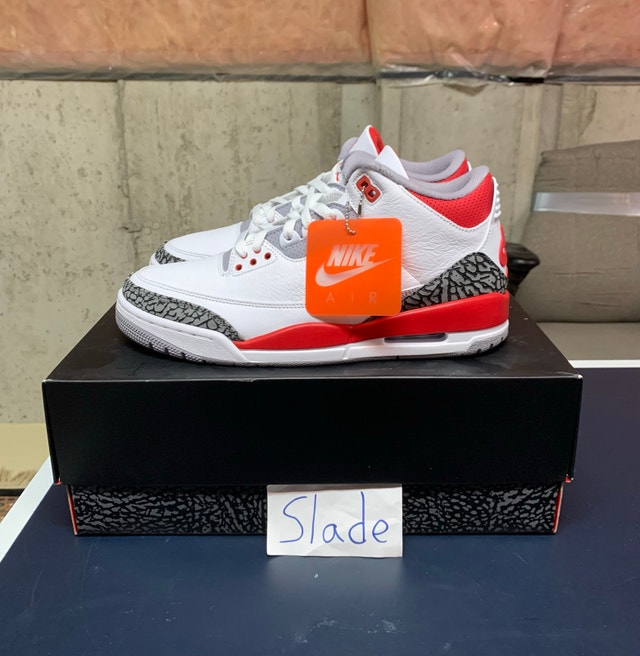 Jordan 3 Fire Red Nike Air (Big Sale)