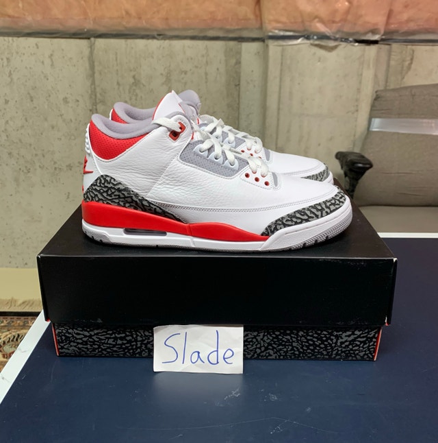 Jordan 3 Fire Red Nike Air (Big Sale) - photo 3