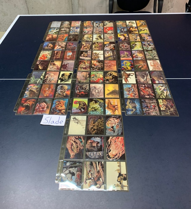 1993 Bernie Wrightson Master of The Macabre FPG Cards Set 1-90