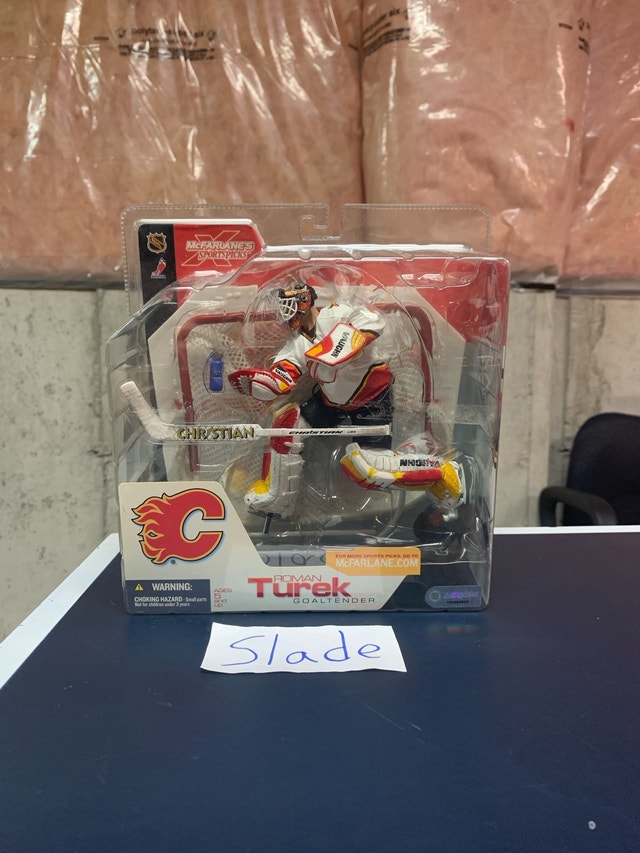 McFarlanes Sports Picks Roman Turek Goaltender Figure (Big Sale)