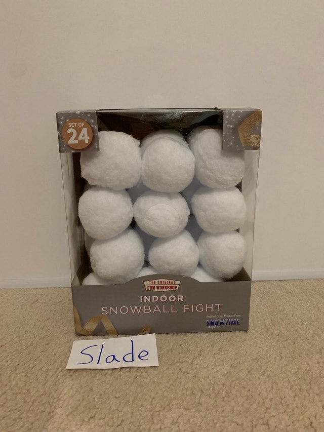 Indoor Snowball Fight (Big Sale)