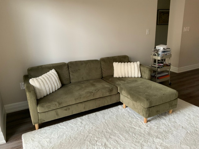 Sofa + 2 cushions - photo 3