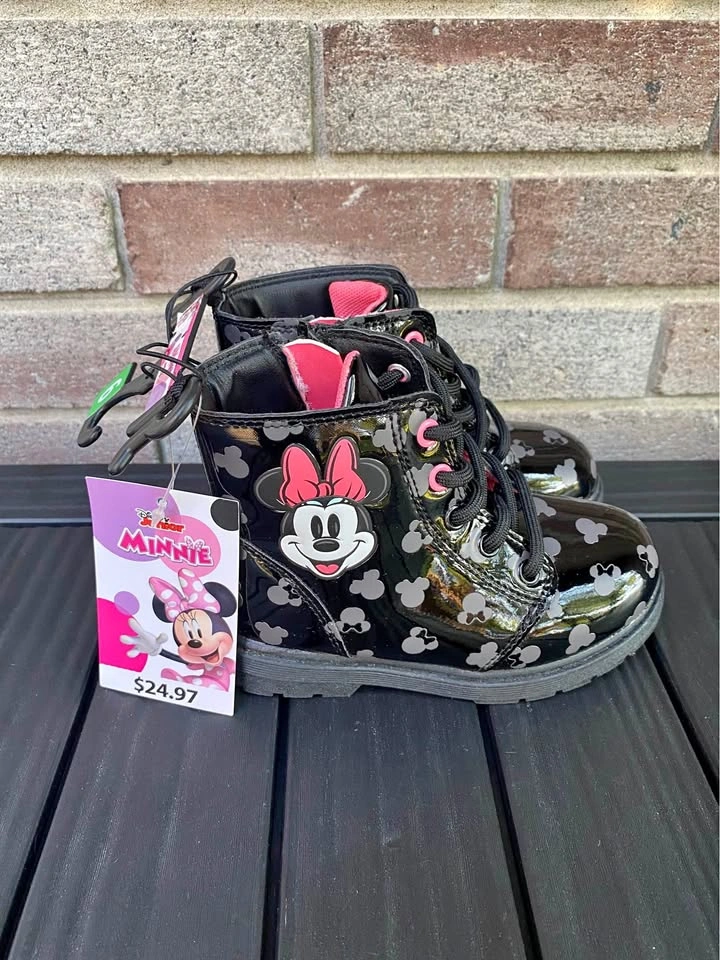 Disney Junior Minnie Mouse Toddler Boots Size 9