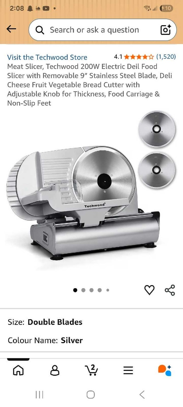 Techwood Electric Food Slicer