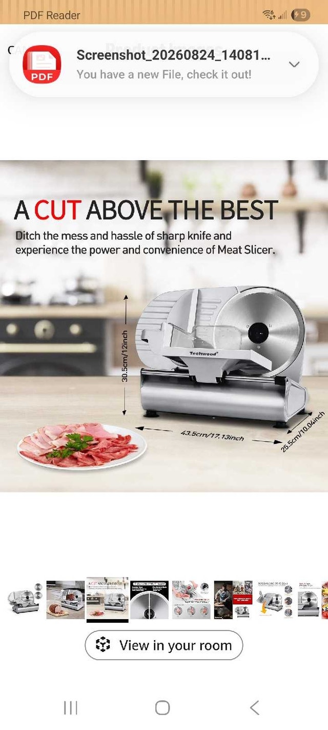 Techwood Electric Food Slicer - photo 3