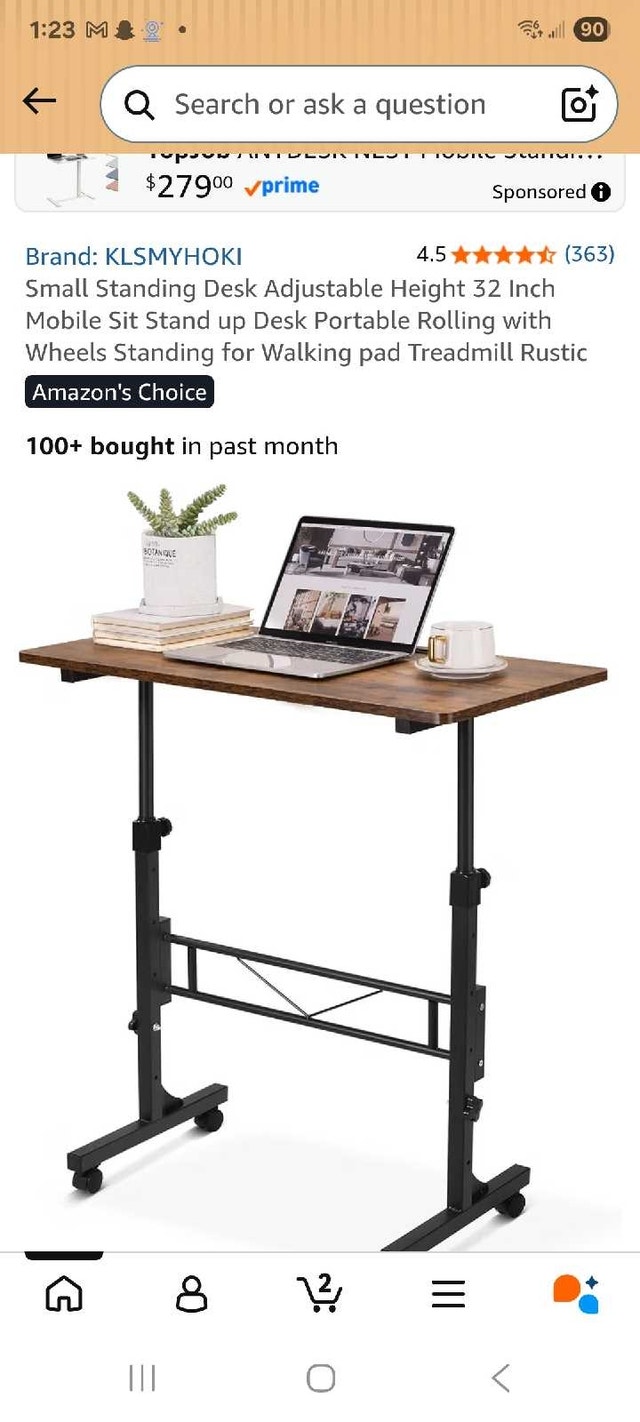 KLSMYHOKI Adjustable Standing Desk