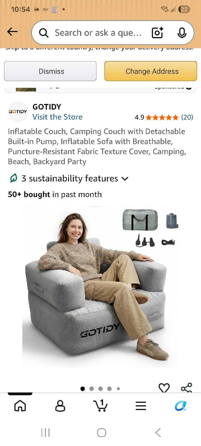 GOTIDY Inflatable Couch