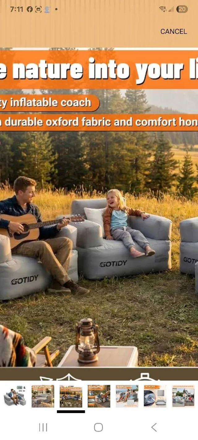 Brand new sealed GOTIDY Air Sofa chair (3 pcs available)