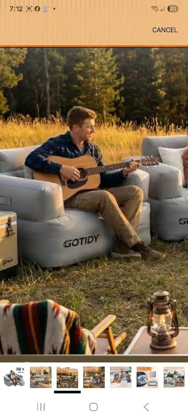 Brand new sealed GOTIDY Air Sofa chair (3 pcs available) - photo 2