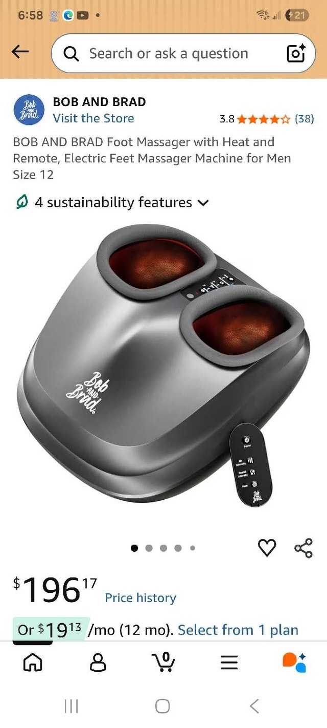 New open Box Bob and Brad Foot Massager