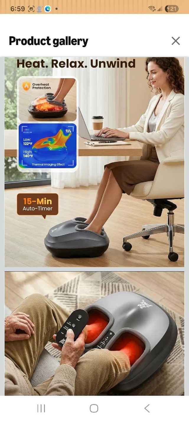 New open Box Bob and Brad Foot Massager - photo 4