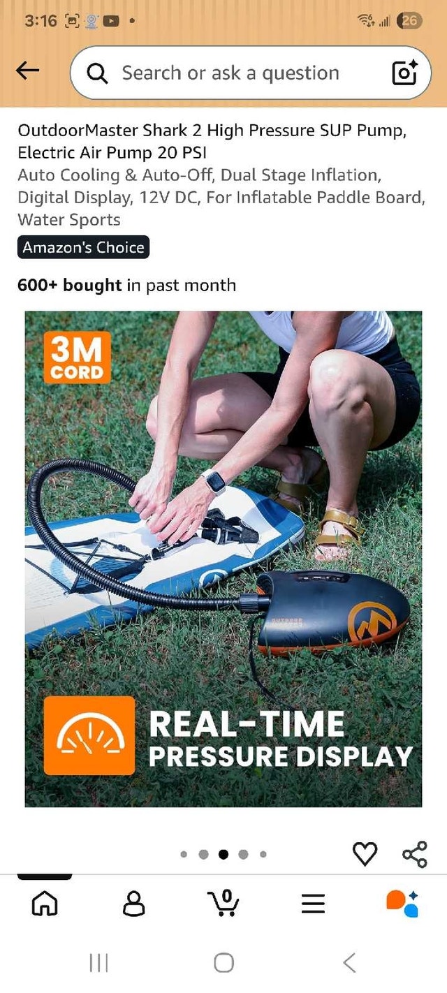 OutdoorMaster Shark 2 High Pressure SUP Pump - photo 5