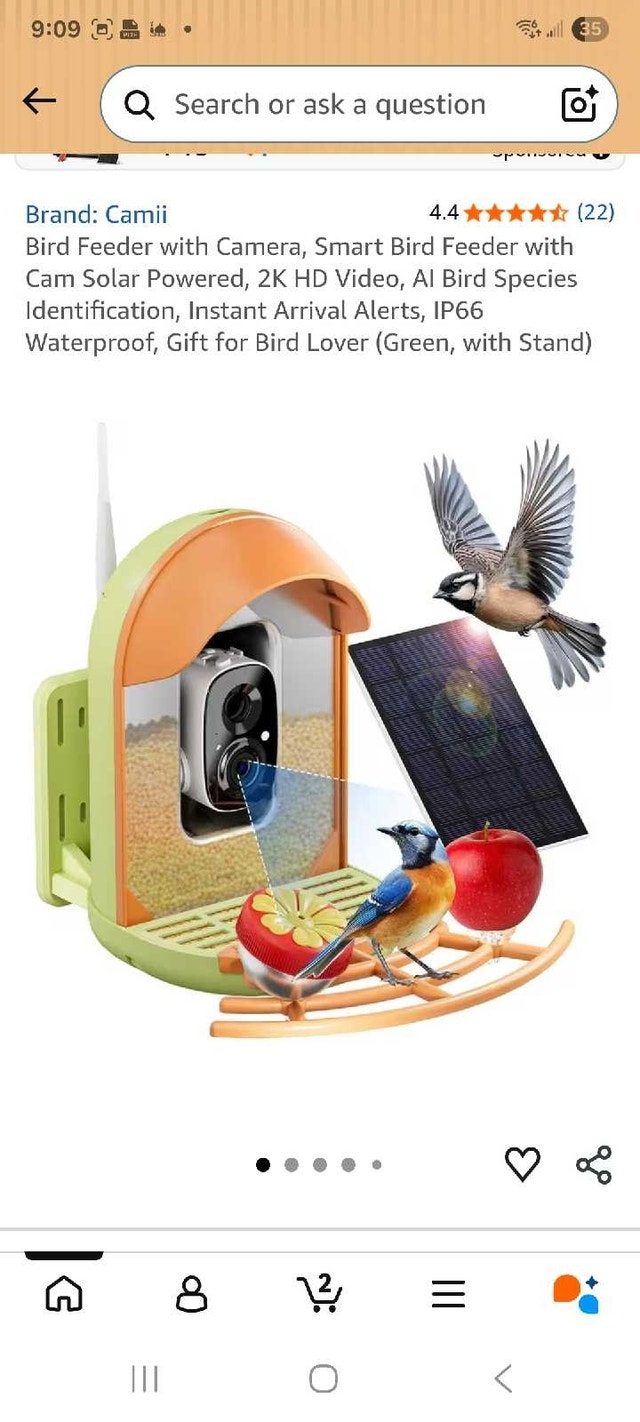 Camii Smart Bird Feeder with Camera