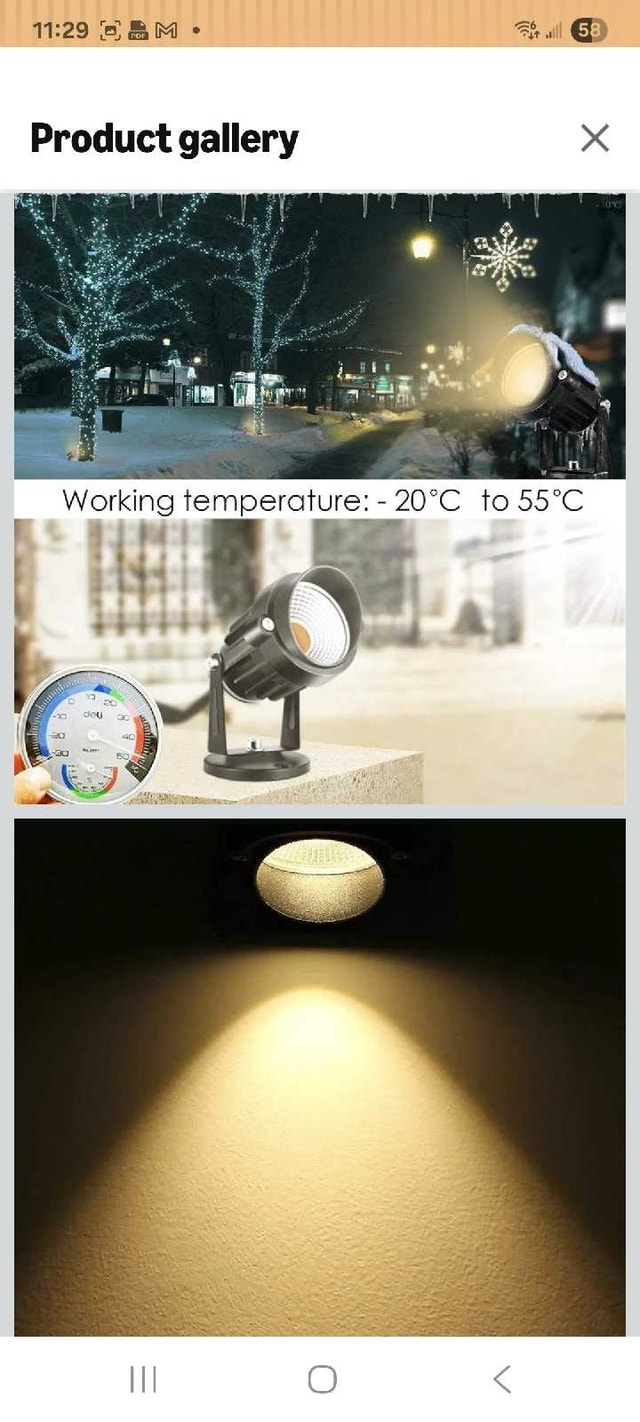 Junview 12W LED Spot Light 4-Pack - photo 2