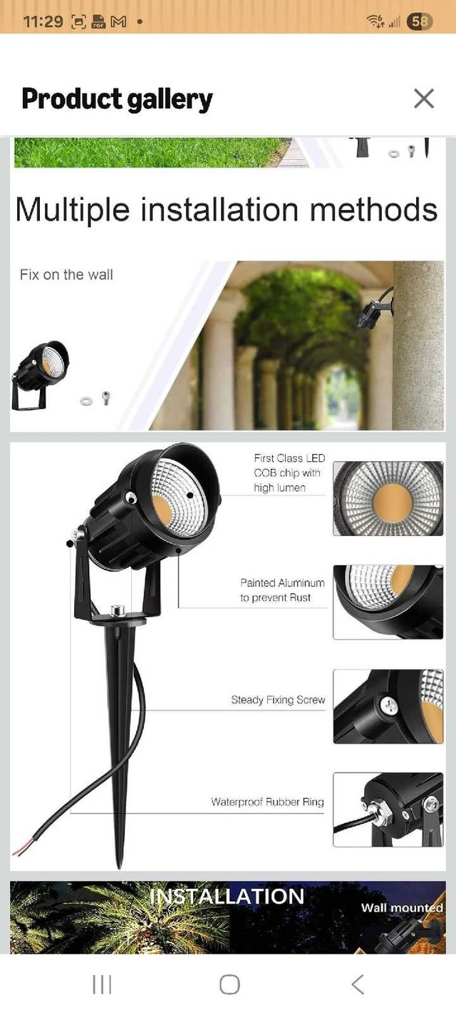Junview 12W LED Spot Light 4-Pack - photo 3