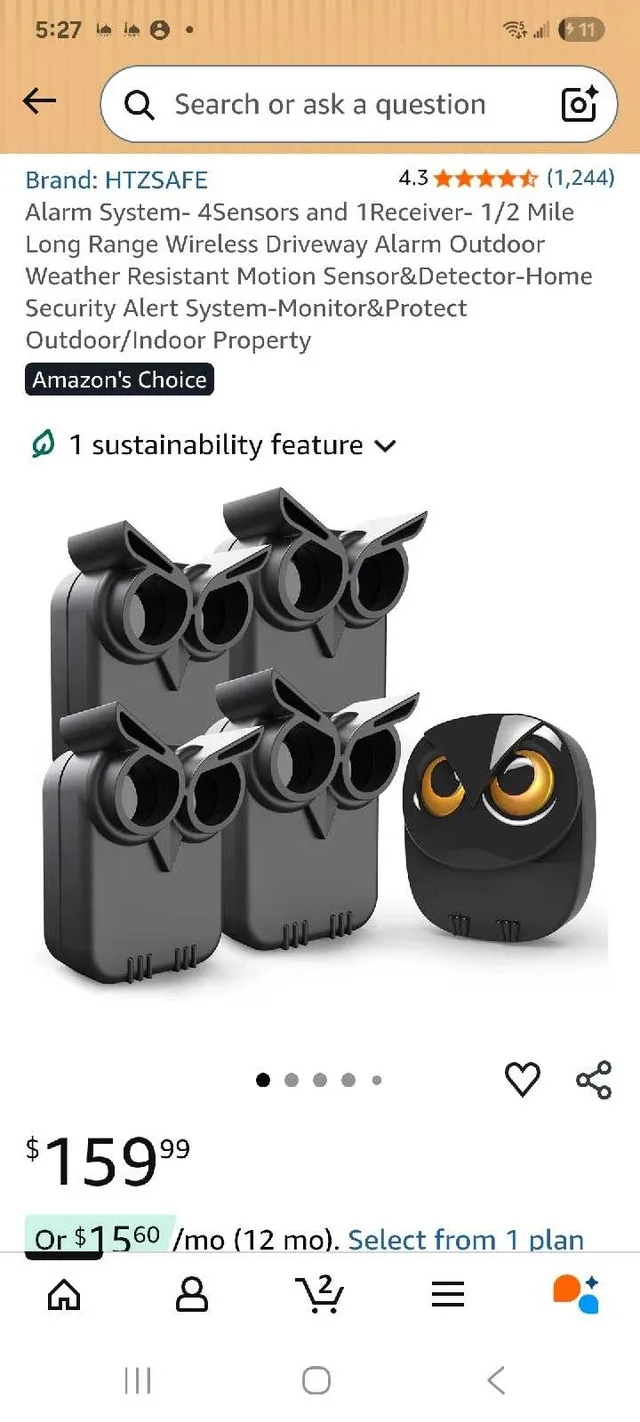 HTZSAFE Driveway Alarm