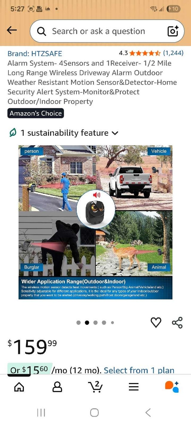 HTZSAFE Driveway Alarm - photo 2