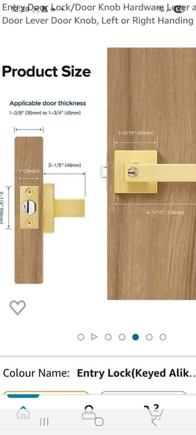 Leydebbong Door Lever - photo 3