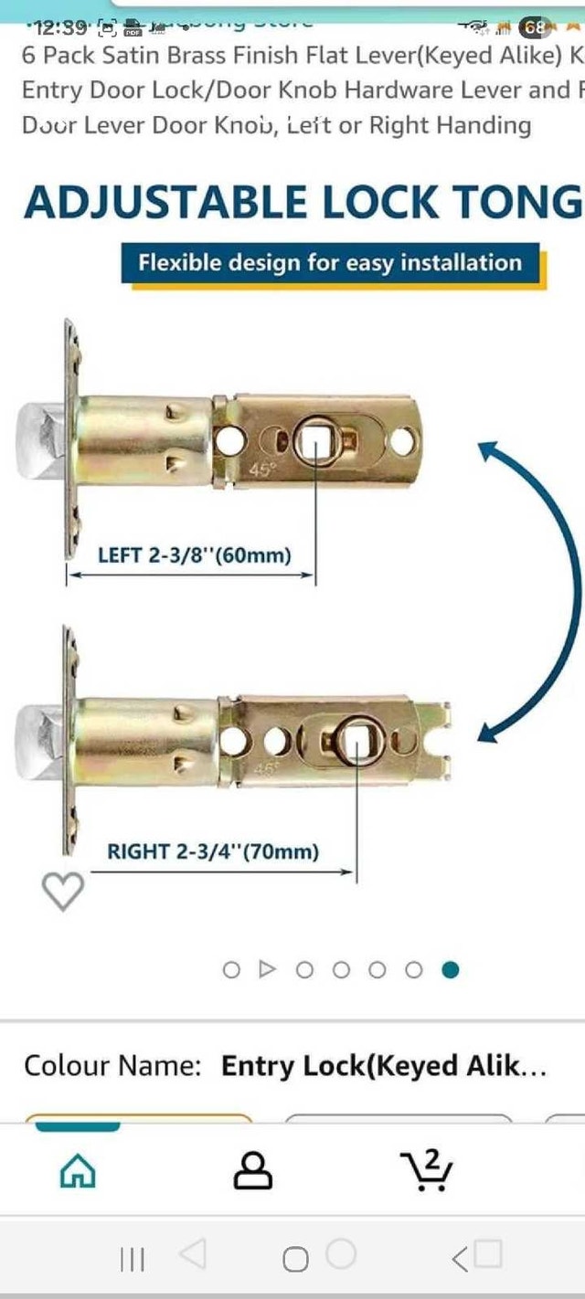 Leydebbong Door Lever - photo 5