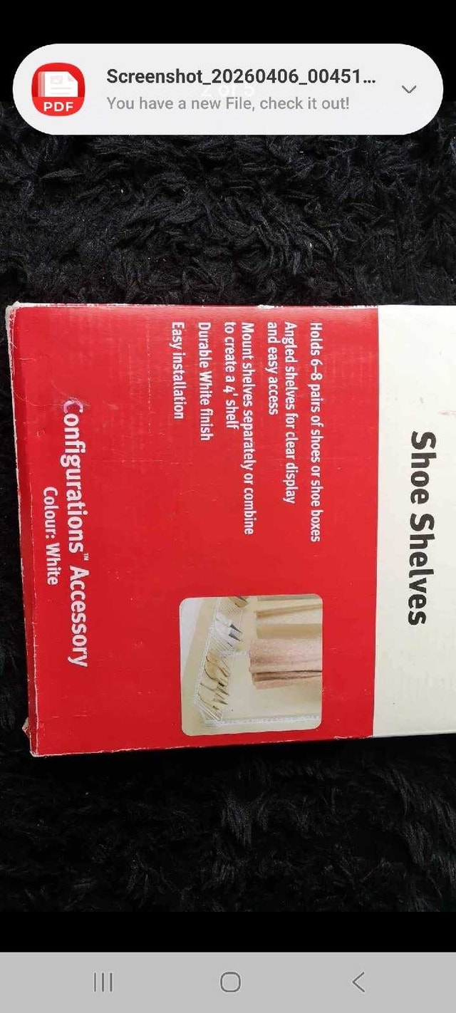 Rubbermaid Shoe Shelves - photo 2