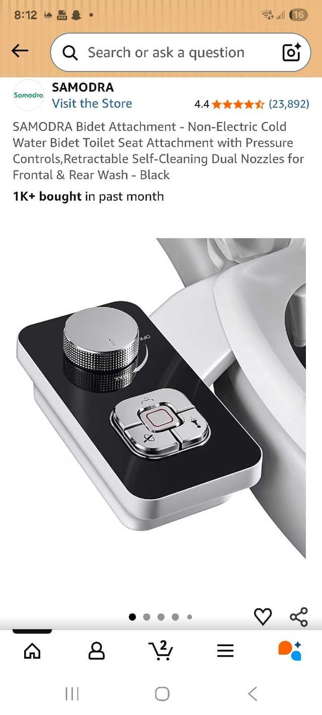 Samodra Bidet Attachment