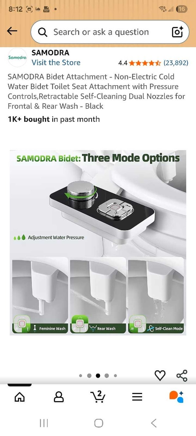 Samodra Bidet Attachment - photo 3