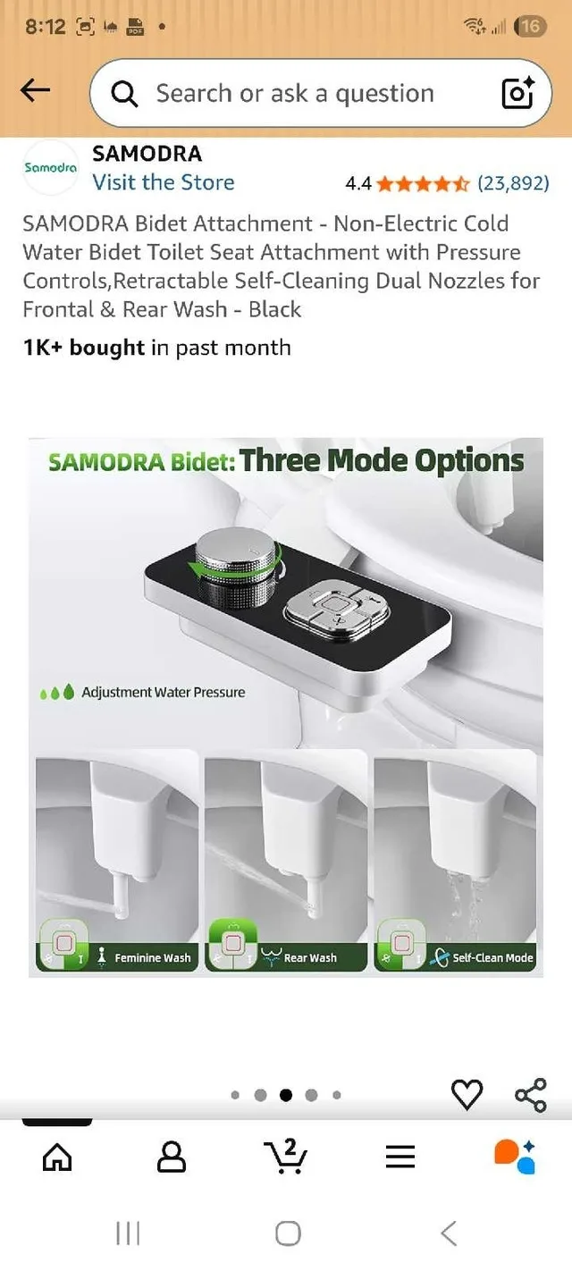 Samodra Bidet Attachment - photo 3