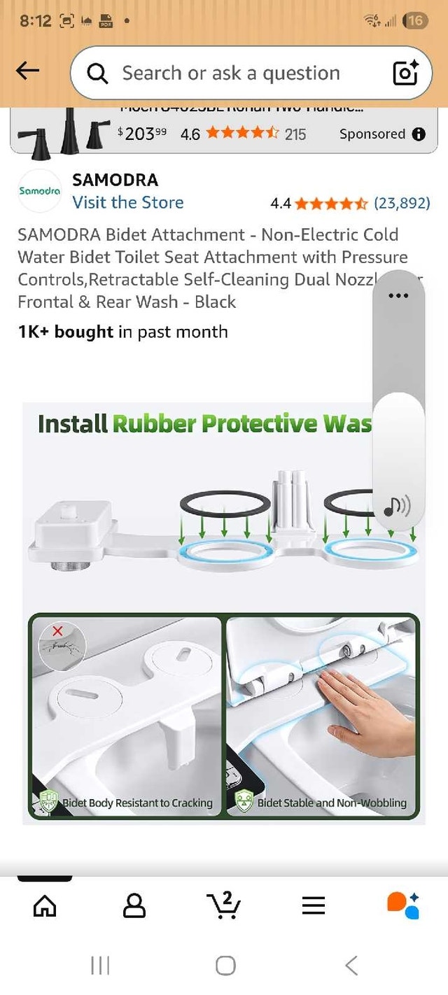Samodra Bidet Attachment - photo 4