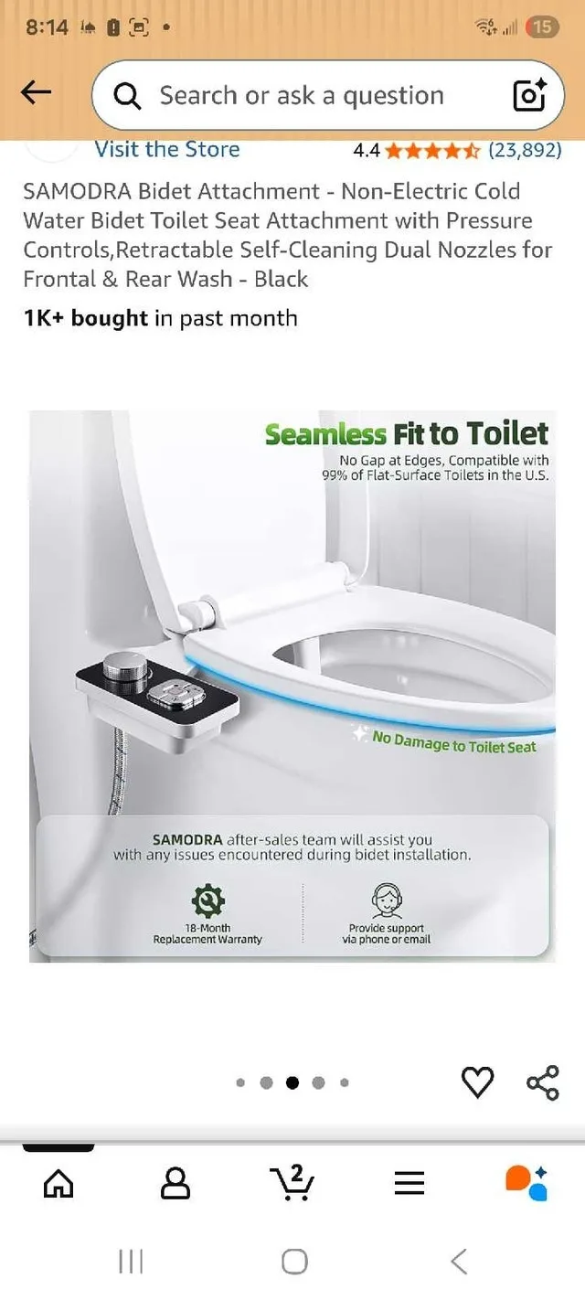 Samodra Bidet Attachment - photo 5