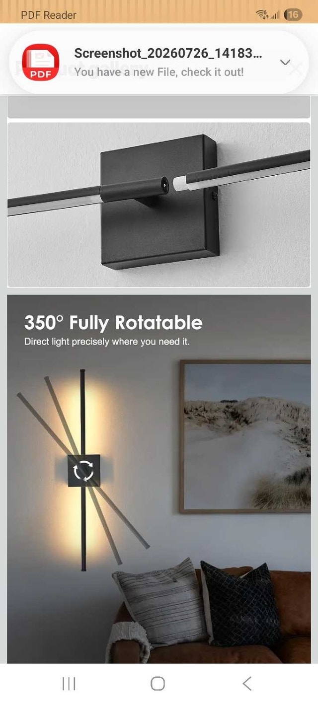 KARTOOSH Modern Wall Sconces Set of Two - photo 5