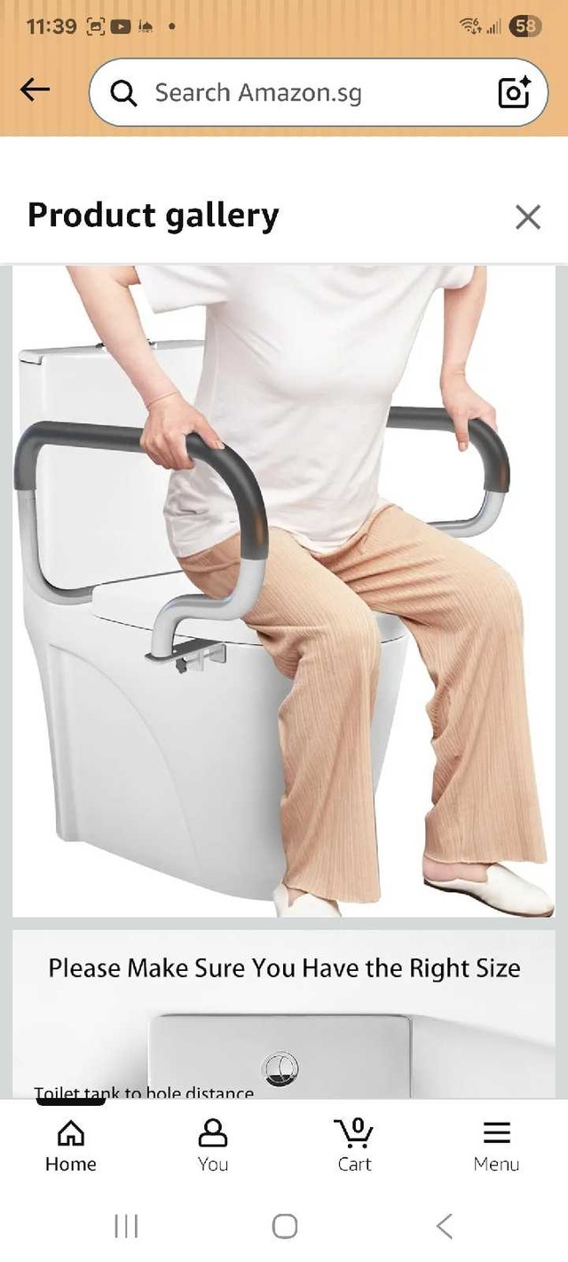 Nococar Toilet Safety Rail - photo 4