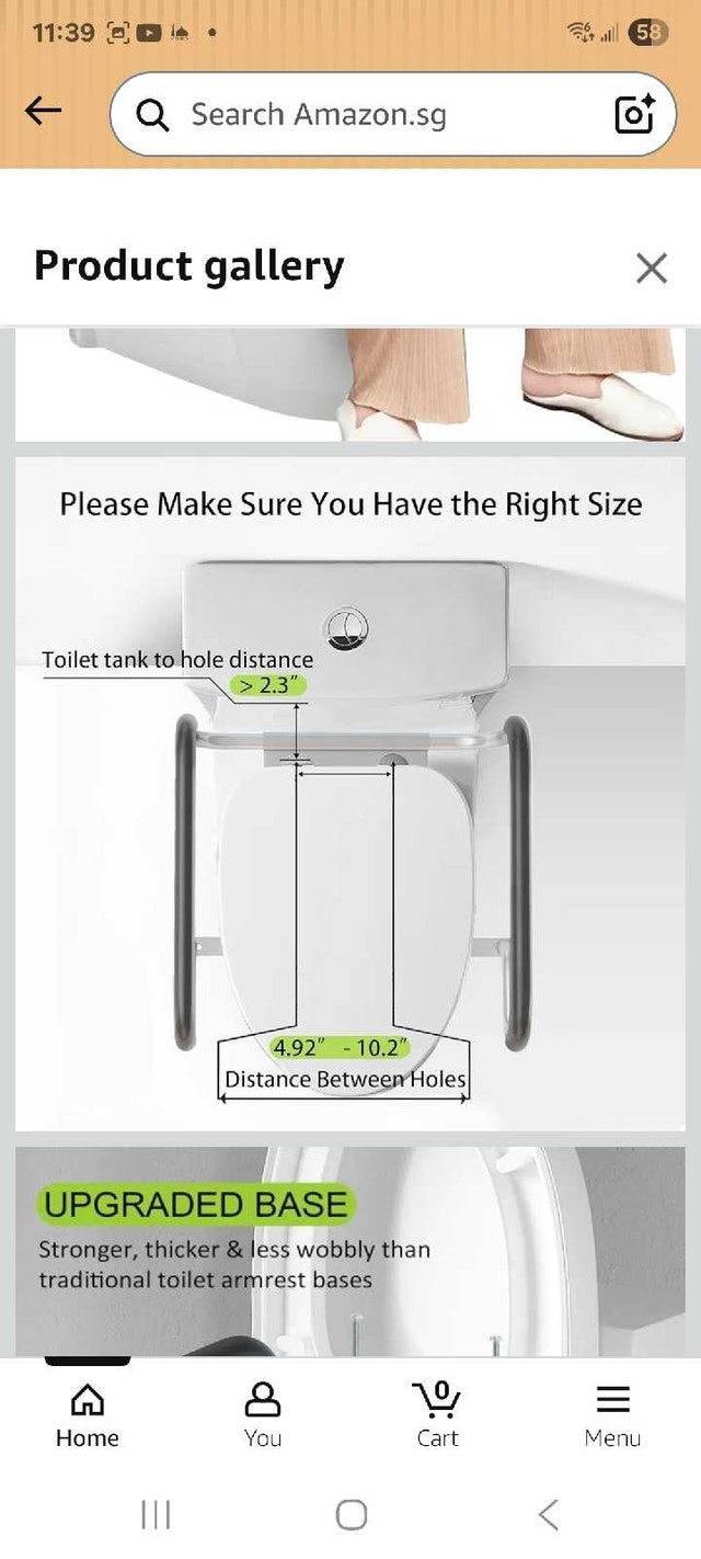 Nococar Toilet Safety Rail - photo 5
