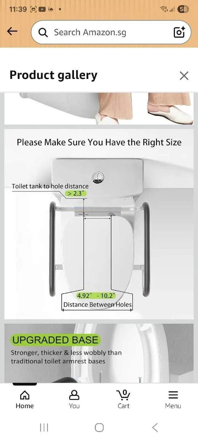 Nococar Toilet Safety Rail - photo 5