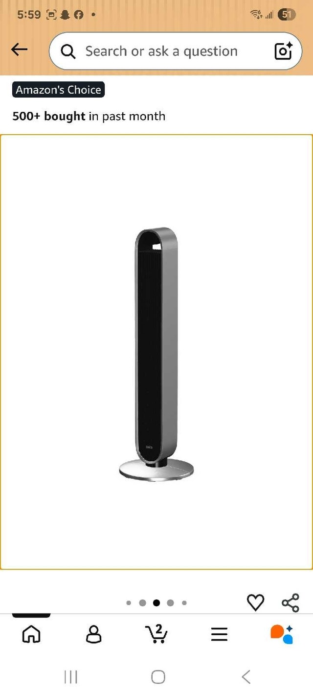 Brand new in box DREO Pilot Max 42 Inch Tower Fan - photo 3