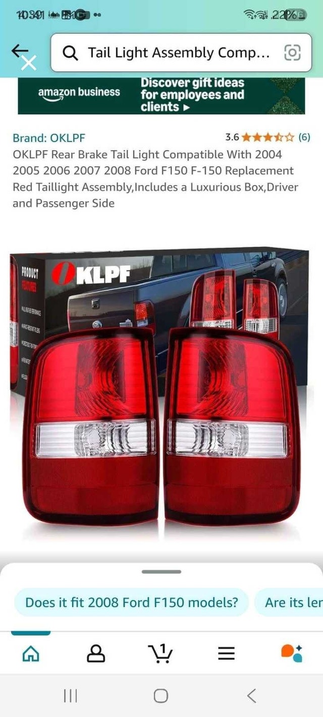 Rear Tail Lights for 2004-2008 F150