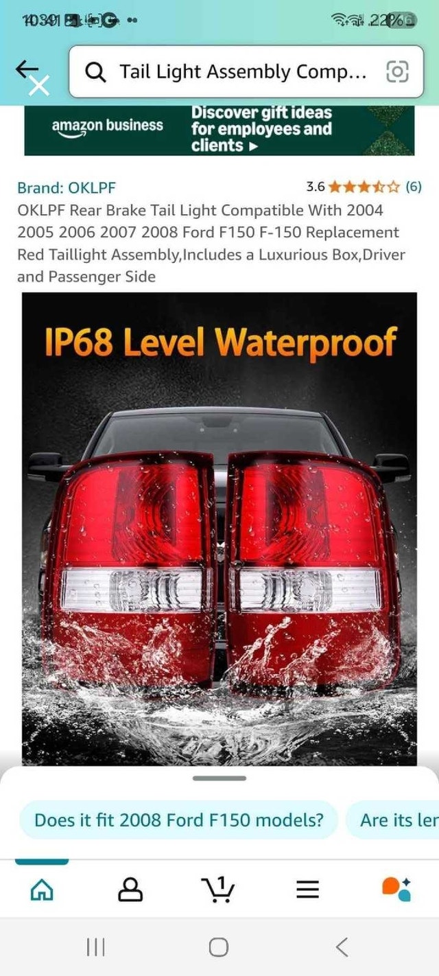 Rear Tail Lights for 2004-2008 F150 - photo 4