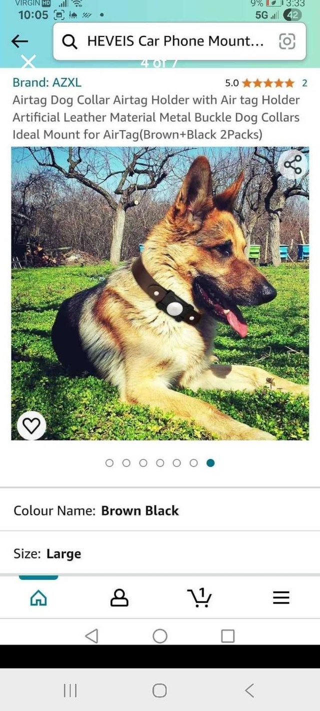 AZXL AirTag Dog Collar - photo 4