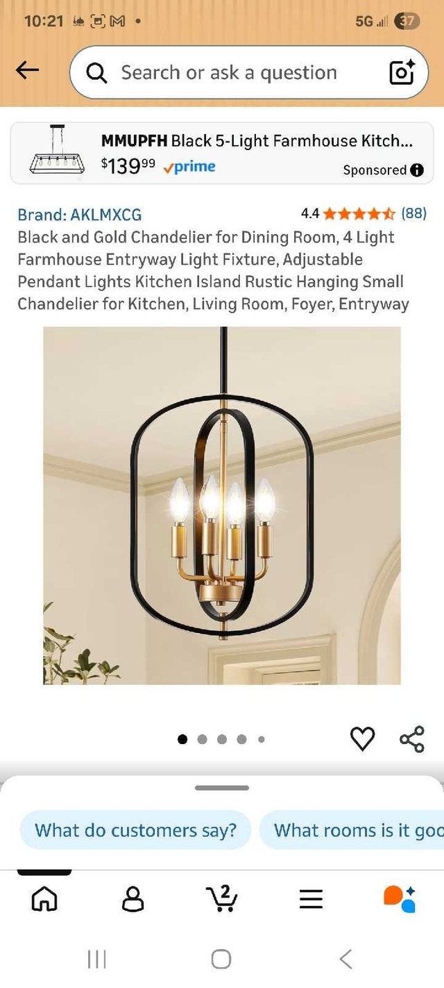 AKLMXCG Chandelier