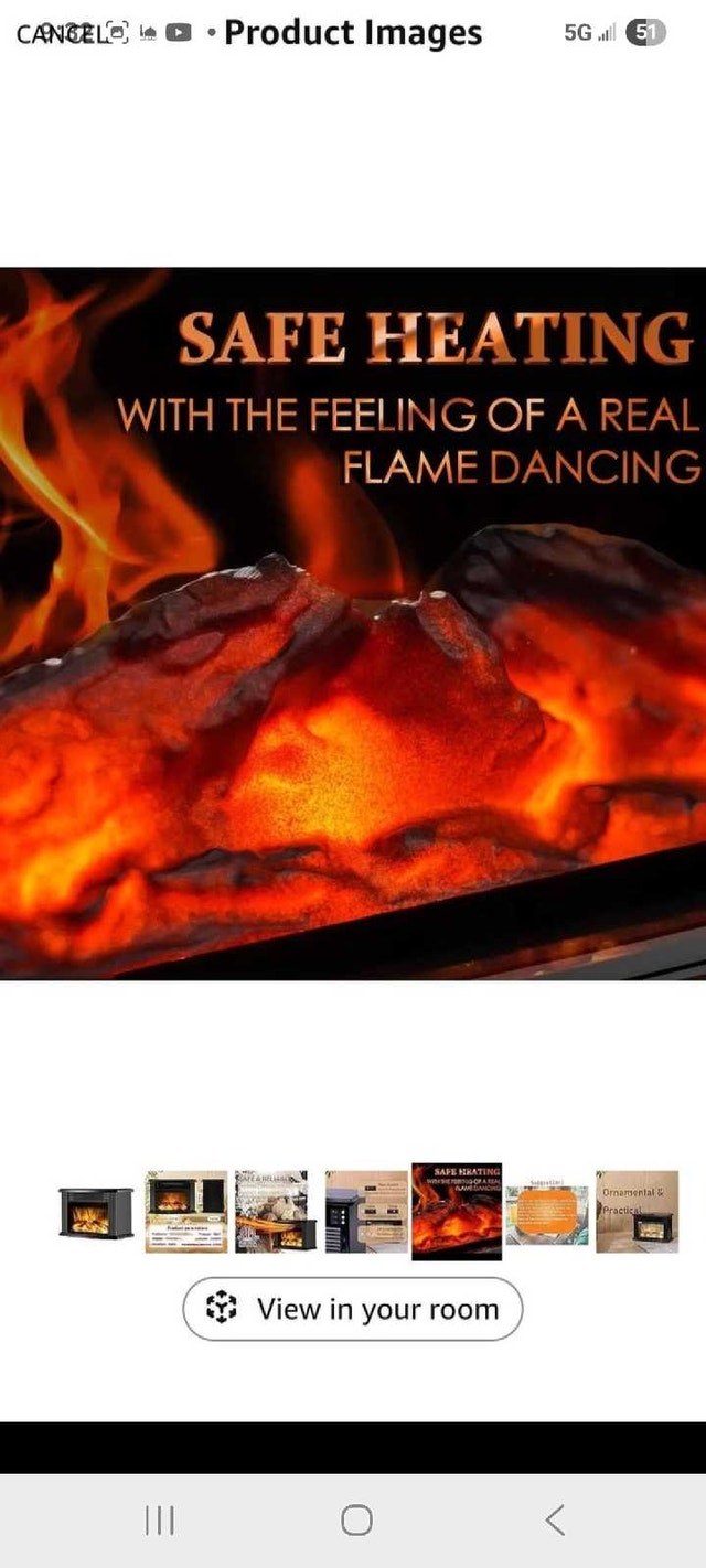 Donyer Power Electric Fireplace - photo 5